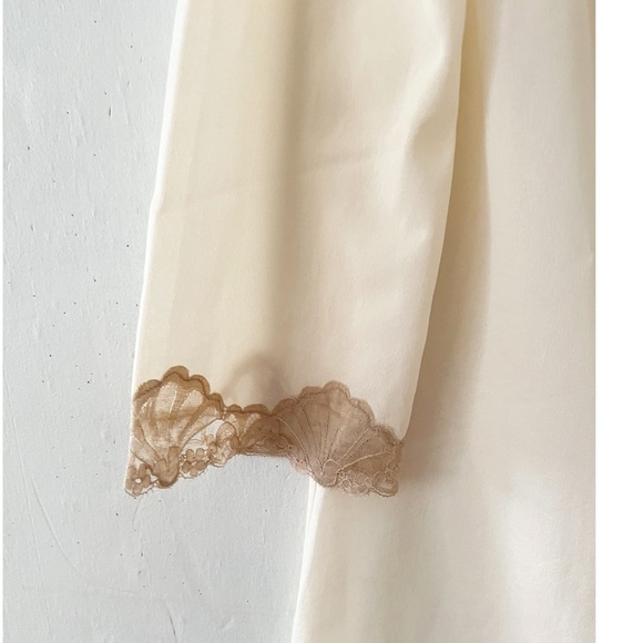 Emilio Pucci For Formfit Rogers Robe & Chemise Ivory Set Vintage Size Medium - Picture 10 of 16